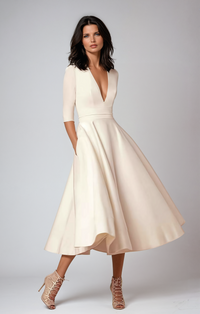 Lani | Abito Midi Elegante e Ispirato al Retrò