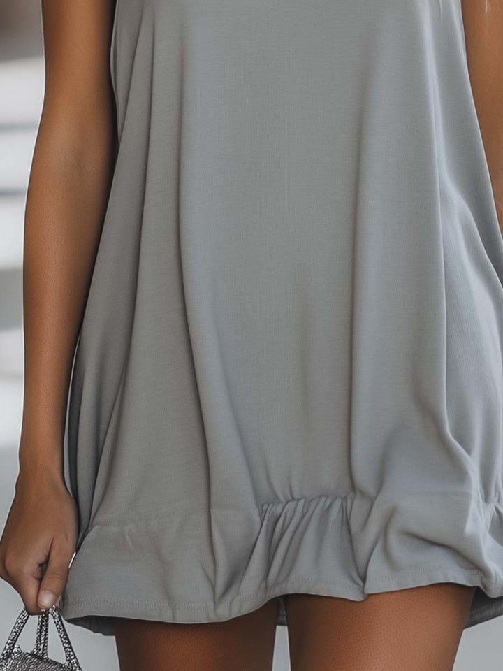Eleanor | Casual and Comfortable Sleeveless Hooded Mini Dress 3