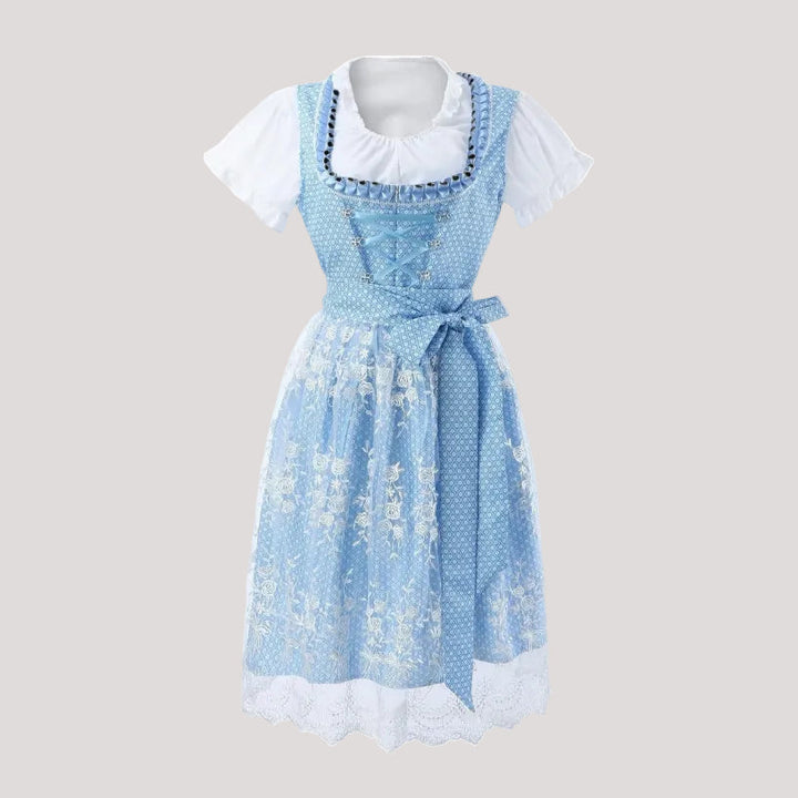 Eleanor | Embroidered Lace Apron Traditional Dirndl Dress 1
