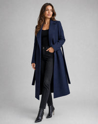 Vivienne | Langer Trenchcoat mit Gürtel