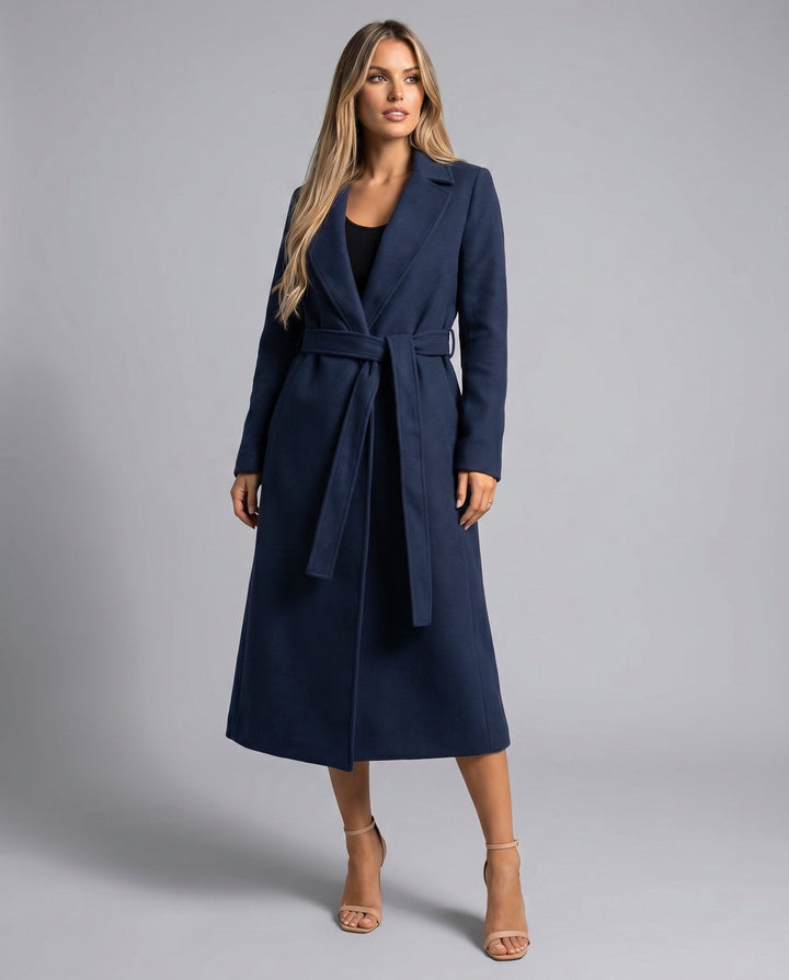 Elena | Elegant And Warm Wool-Blend Trench Coat 3