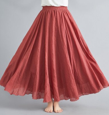 Elena | High-Waisted Flowing Boho Maxi Skirt 5