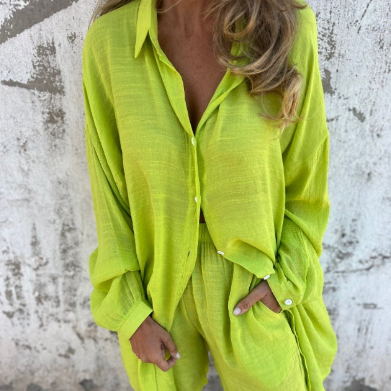 Elena | Premium Relaxed Linen-Blend Co-ord Set 4