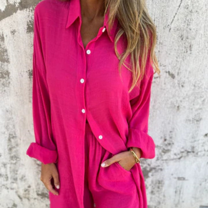 Elena | Premium Relaxed Linen-Blend Co-ord Set 7