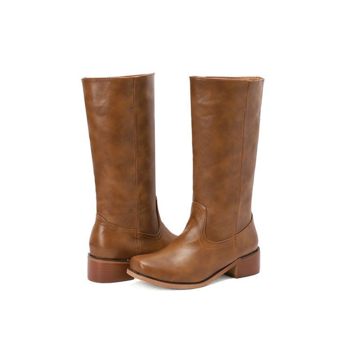 Elena | Stylish And Versatile Mid-Calf Platform Boots 2