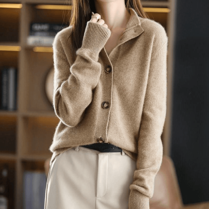 Elise | Women's Cashmere Cardigan Loose Fit Elegant Layering 2