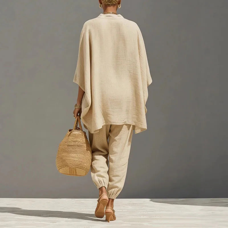 Elizabeth | Elegant Batwing Sleeve Two-Piece Set 2