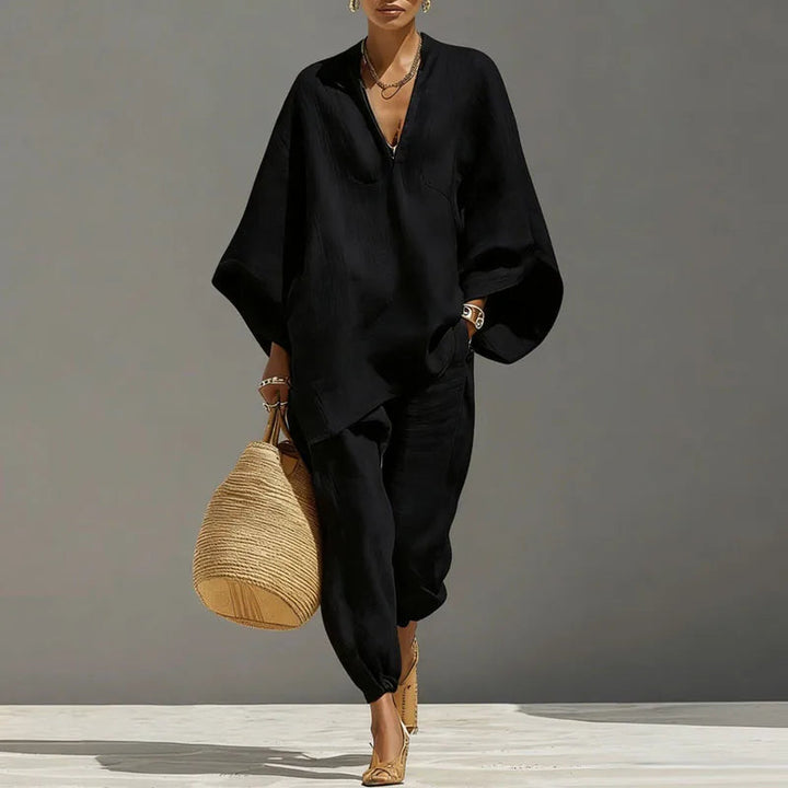 Elizabeth | Elegant Batwing Sleeve Two-Piece Set 5