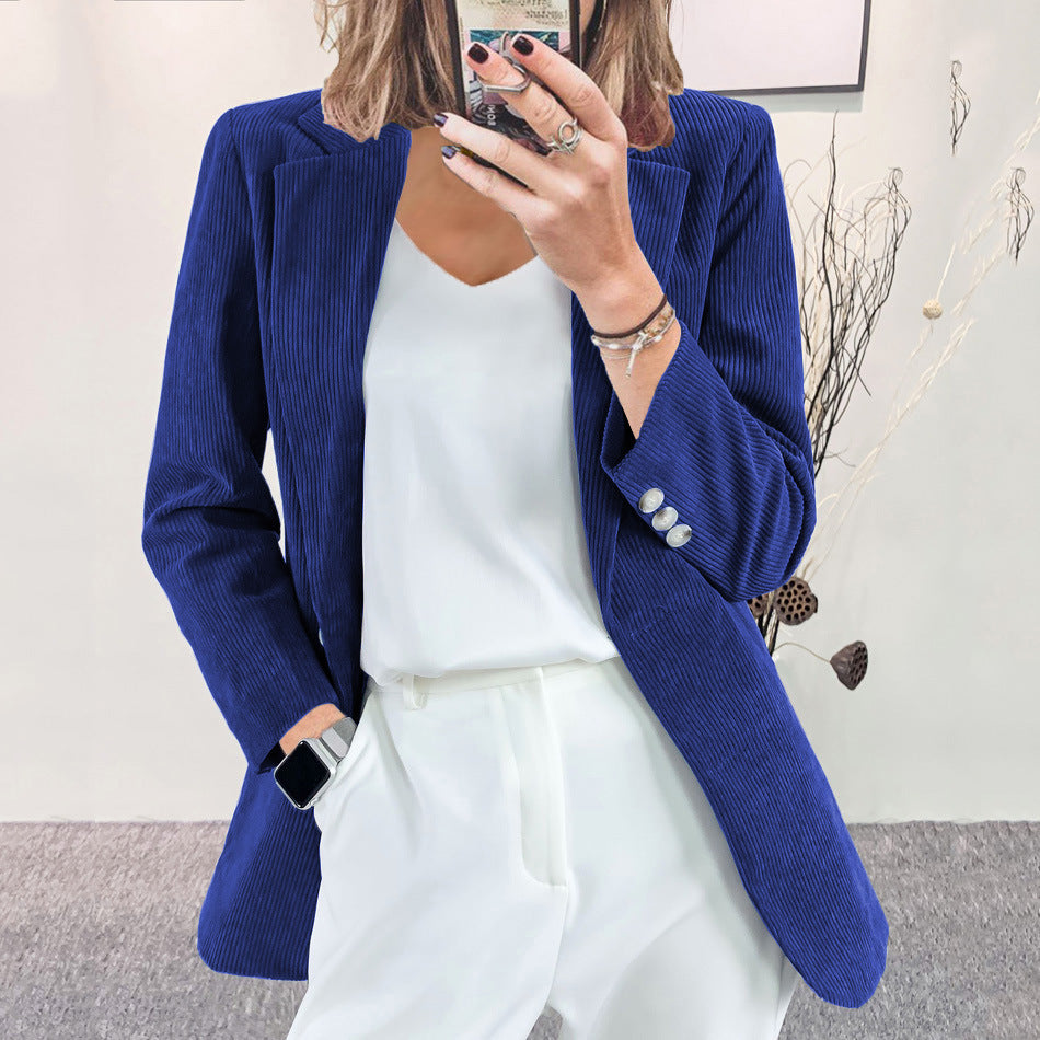 Ella | Elegant & Timeless Women's Corduroy Blazer 5