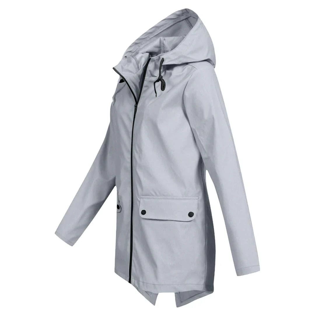 Elowen | Long And Comfortable Hooded Jacket 3