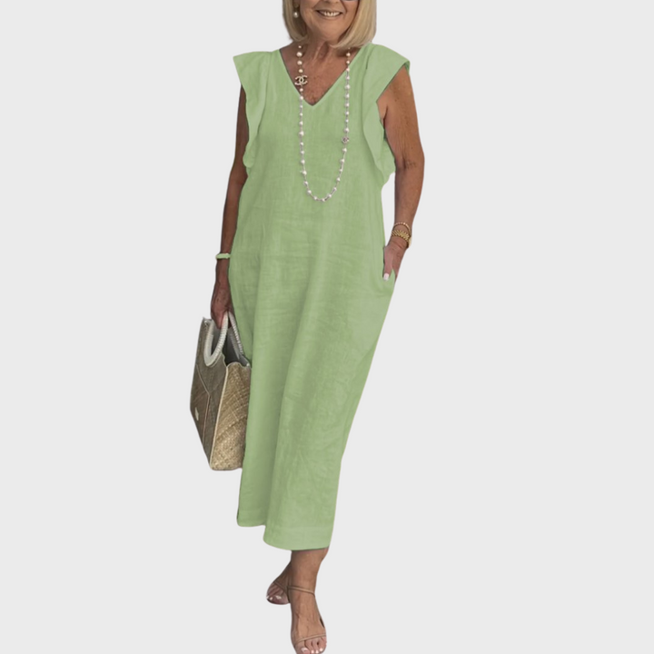 Elsie | Elegant & Comfortable Women's Sleeveless Maxi Dress 10