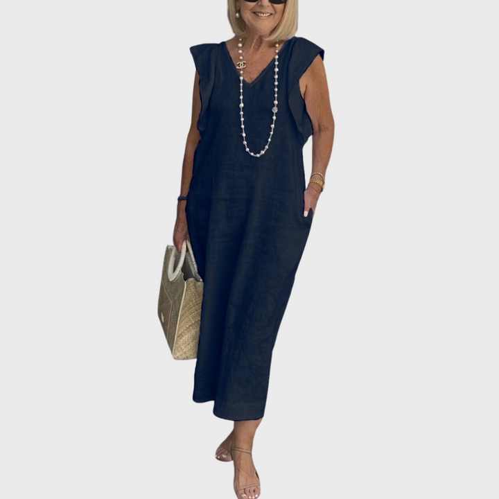 Elsie | Elegant & Comfortable Women's Sleeveless Maxi Dress 3
