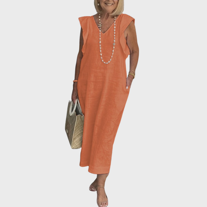 Elsie | Elegant & Comfortable Women's Sleeveless Maxi Dress 4