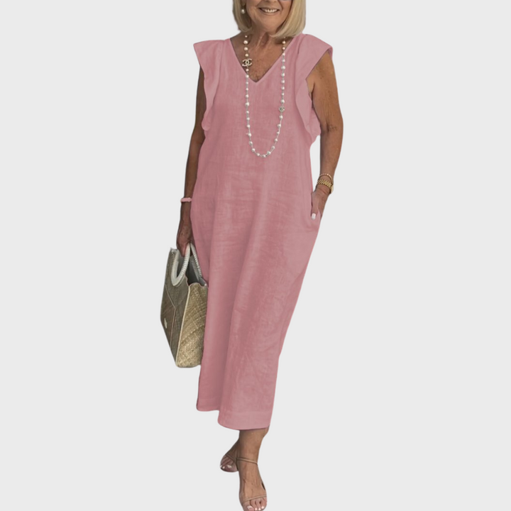 Elsie | Elegant & Comfortable Women's Sleeveless Maxi Dress 5