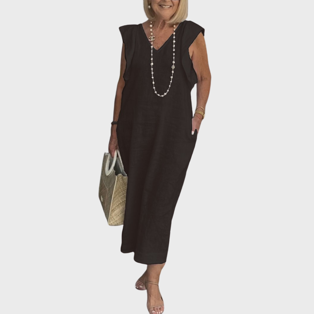 Elsie | Elegant & Comfortable Women's Sleeveless Maxi Dress 6