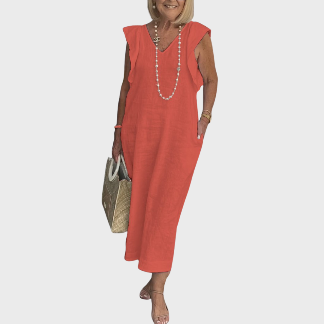 Elsie | Elegant & Comfortable Women's Sleeveless Maxi Dress 7