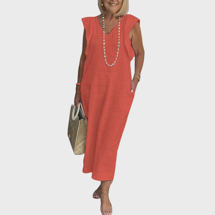 Elsie | Elegant & Comfortable Women's Sleeveless Maxi Dress 7