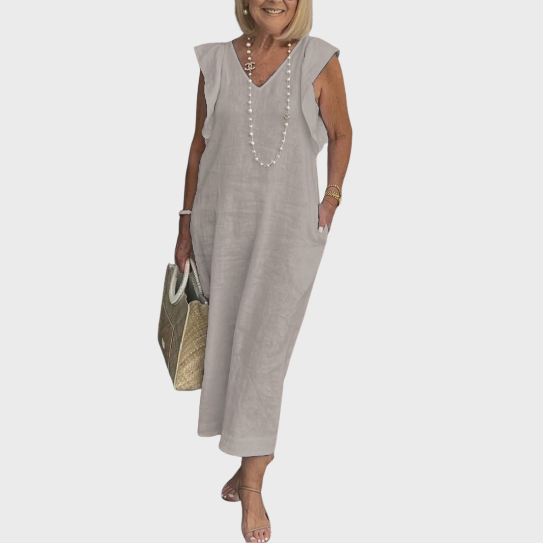 Elsie | Elegant & Comfortable Women's Sleeveless Maxi Dress 8