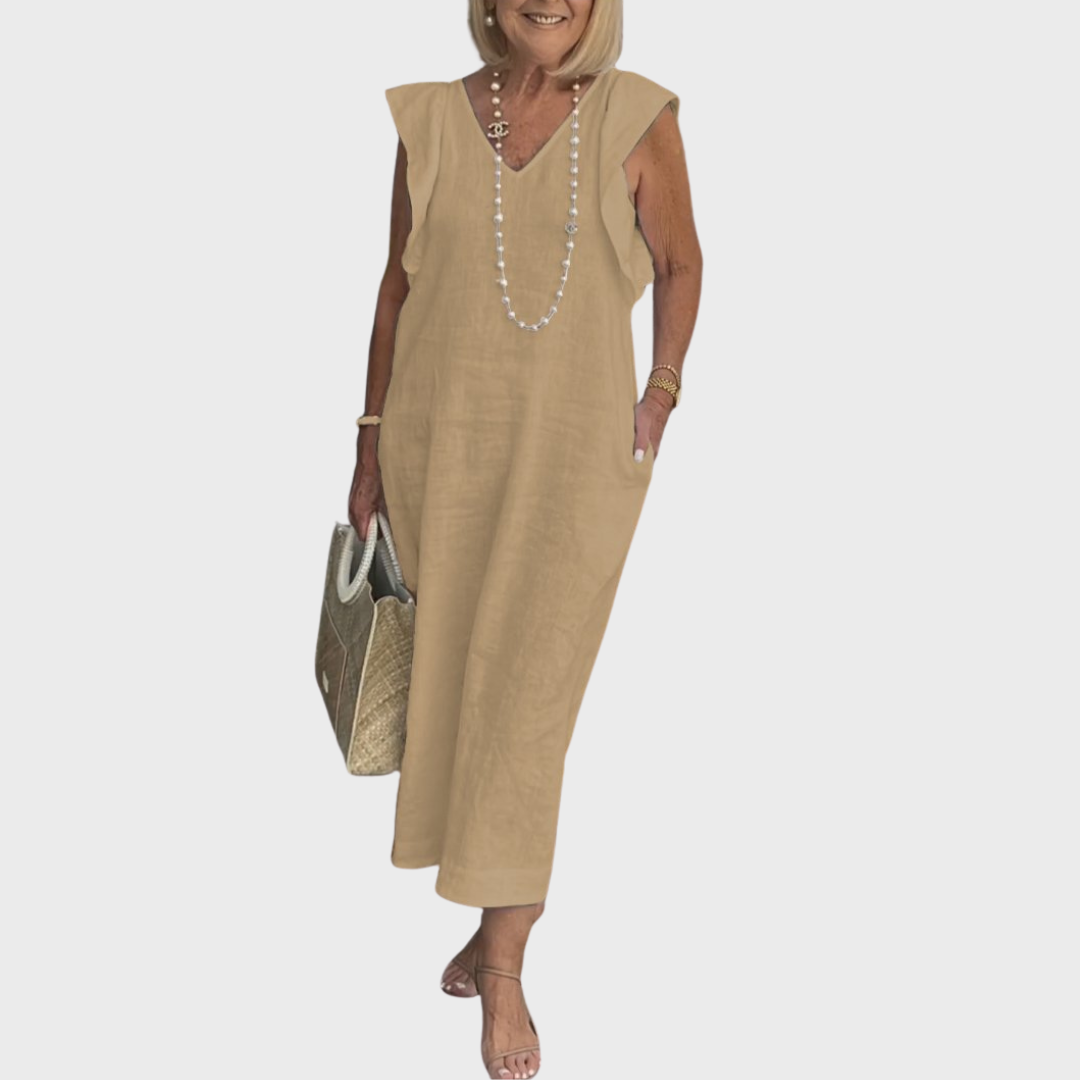 Elsie | Elegant & Comfortable Women's Sleeveless Maxi Dress 9