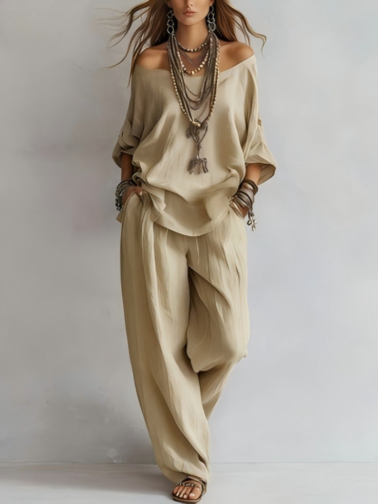 Elsie | Luxurious and Breezy Two-Piece Resort Set 0