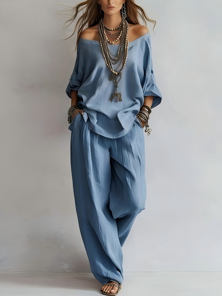 Elsie | Luxurious and Breezy Two-Piece Resort Set 1