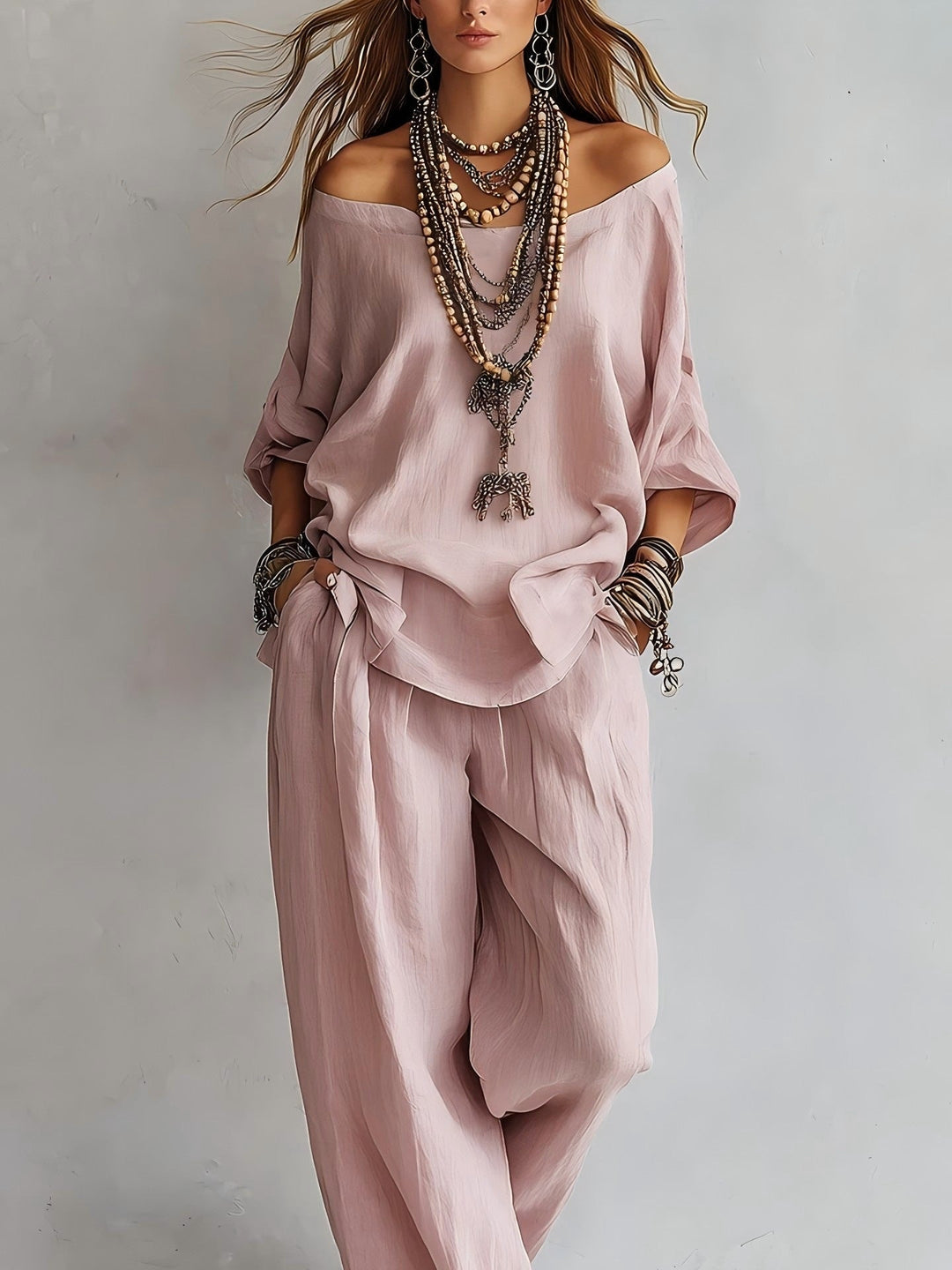 Elsie | Luxurious and Breezy Two-Piece Resort Set 3