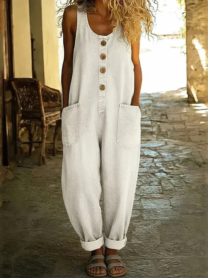Elysia | Jumpsuit Women Vintage Sleeveless Casual Relaxed Fit 3