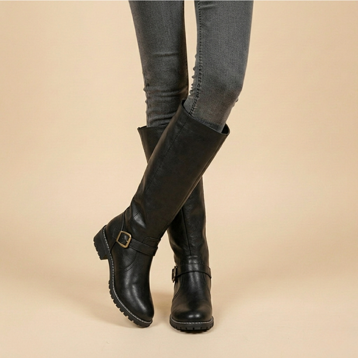 Elysia | Women's Knee High Boots – Elegant, Comfortable & Black 5