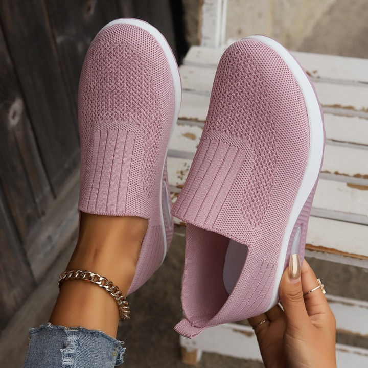 Elysia | Women's Slip-On Sneakers – Comfortable, Stylish &amp; White 1