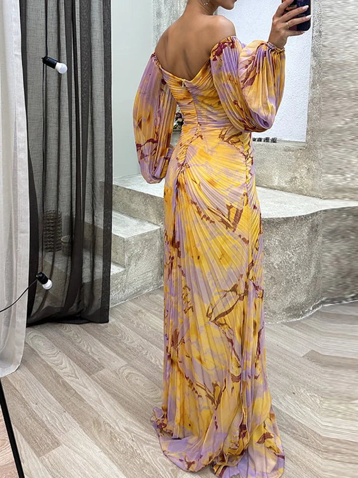 Elysia | Womens Dress Off-Shoulder Elegant Wedding Guest V-Neck Style 2