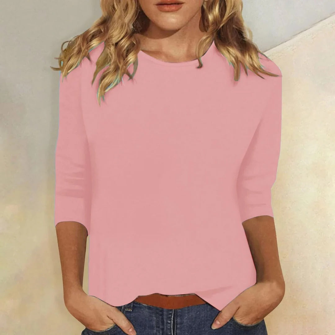 Emilia | Women's Top Blouses for Women Cotton Blend Casual Loose Fit 0