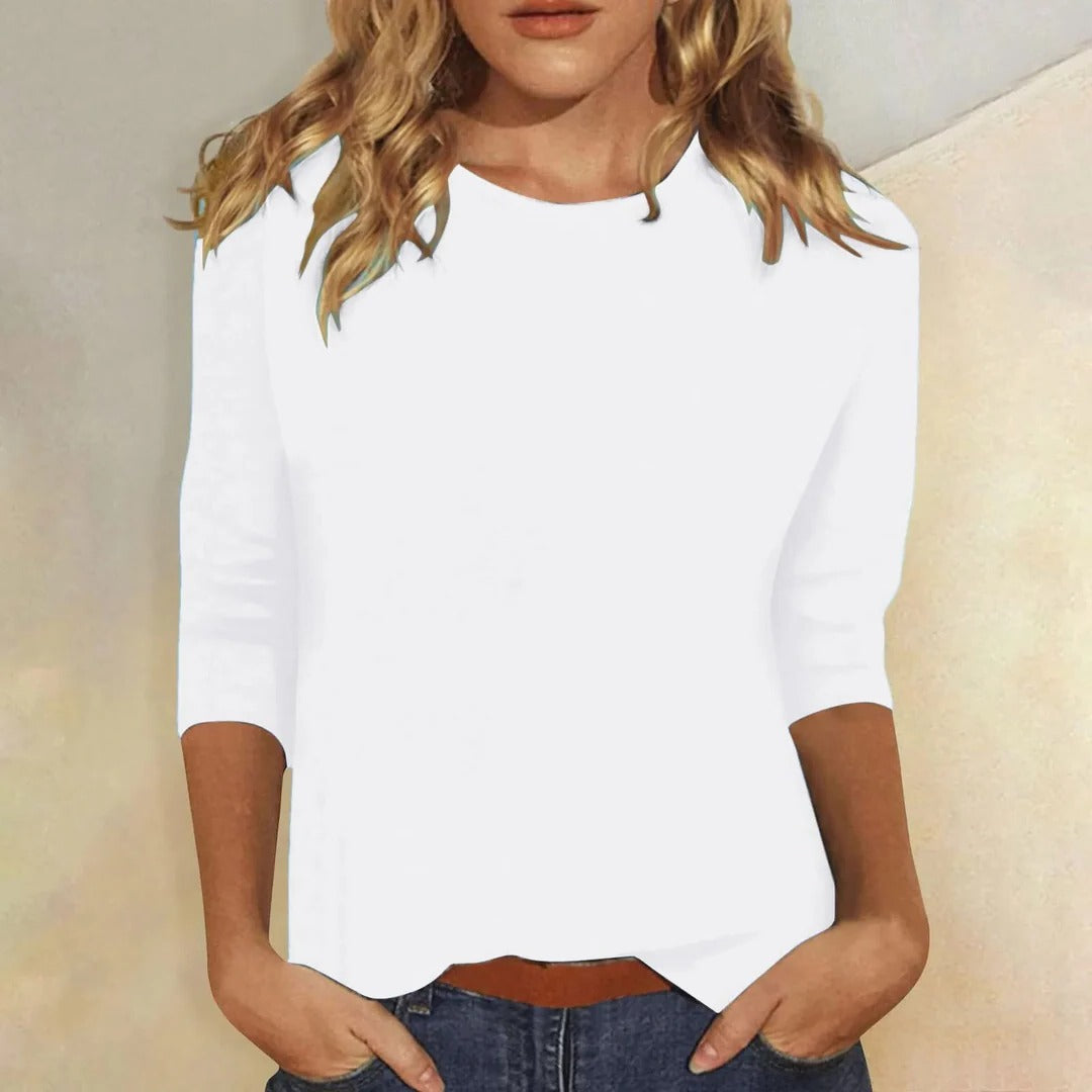 Emilia | Women's Top Blouses for Women Cotton Blend Casual Loose Fit 1