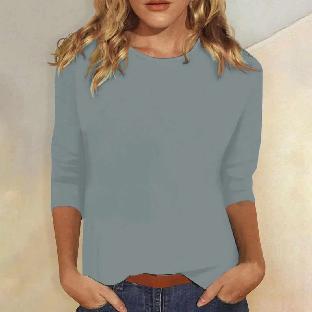 Emilia | Women's Top Blouses for Women Cotton Blend Casual Loose Fit 3