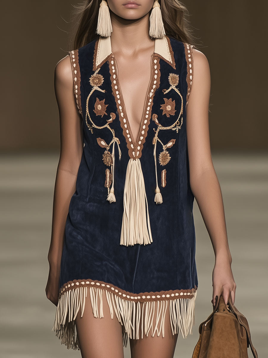Emily | Breezy Embroidered Summer Mini Dress 0
