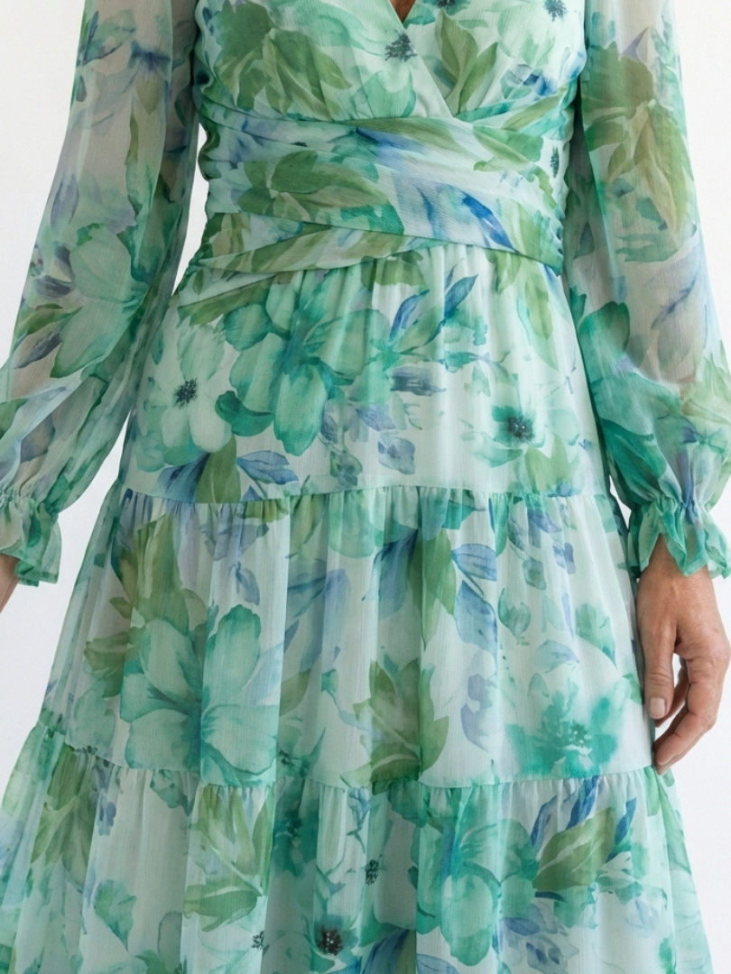 Emily | Elegant Floral Maxi Dress for Graceful Summer Style 1