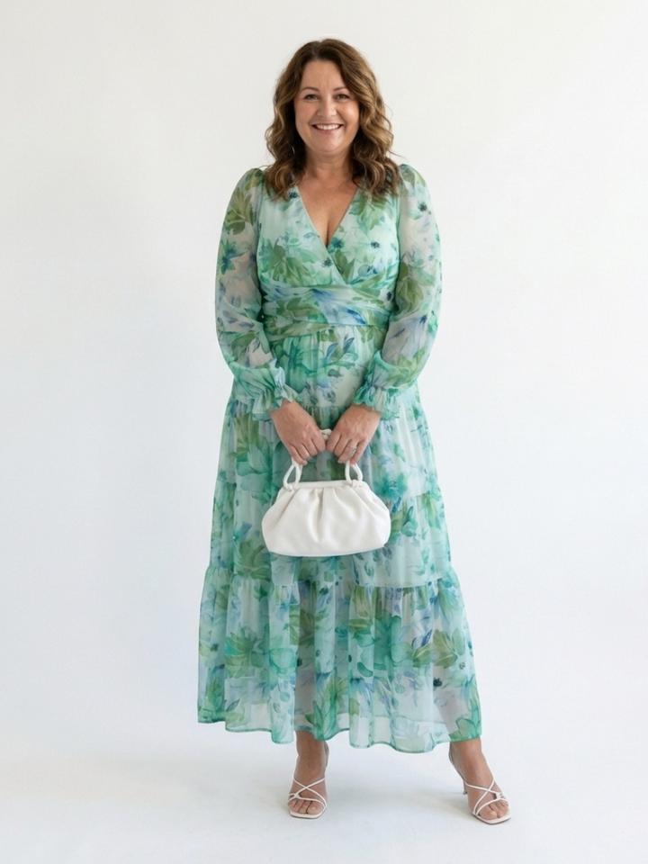 Emily | Elegant Floral Maxi Dress for Graceful Summer Style 2