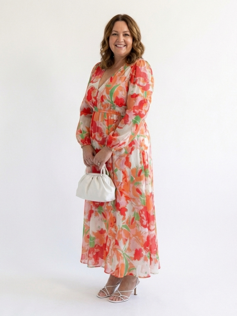 Emily | Elegant Floral Maxi Dress for Graceful Summer Style 5