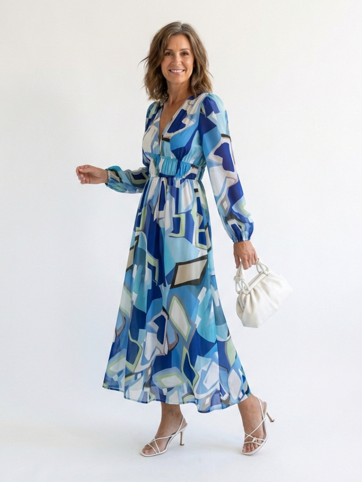Emily | Elegant Floral Maxi Dress for Graceful Summer Style 7