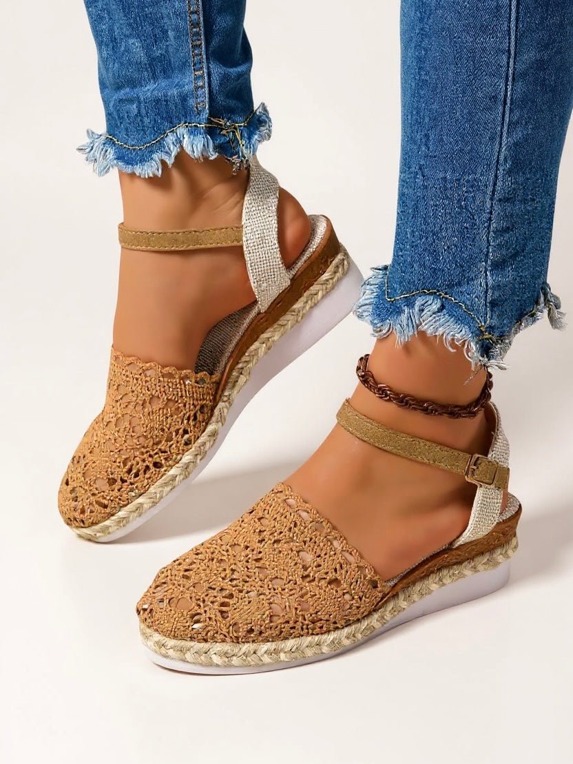 Emma | Boho Crochet Espadrille Comfort Sandals 0