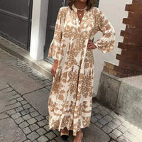Sienna | Women’s Paisley Long Sleeve Mini Dress