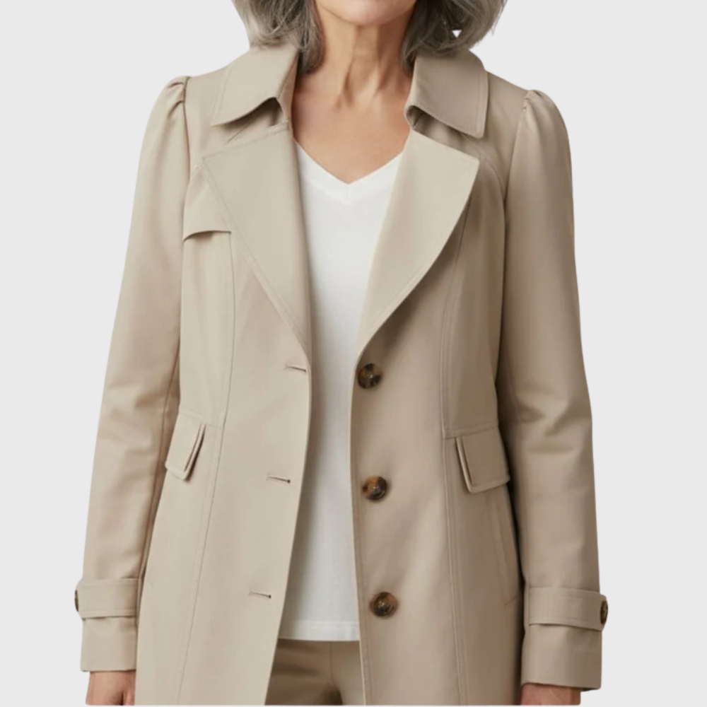 Emma | Women's Jacket Womens Coats Lightweight Water-Repellent Loose Fit 4