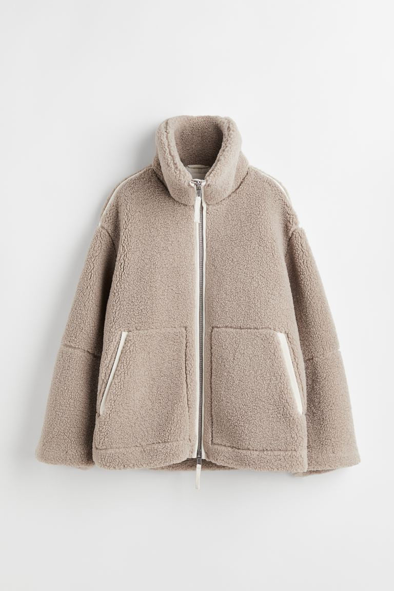 Emma | Women's Oversized Fleece Jacket Soft Warm 4