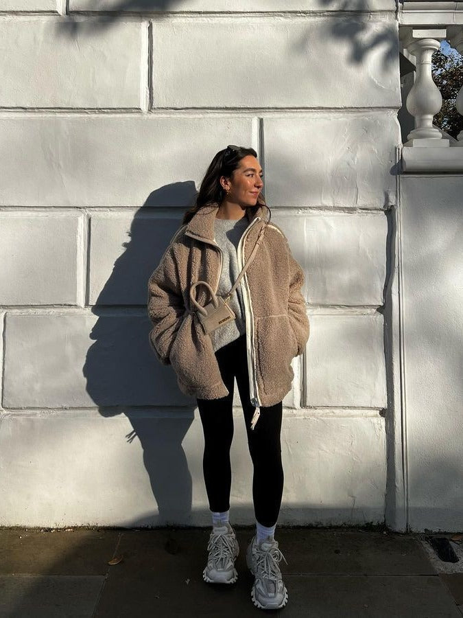 Emma | Women's Oversized Fleece Jacket Soft Warm 5