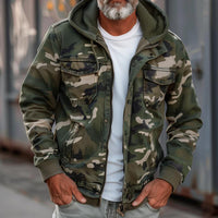 Thomas | Elegant and Tactical Camouflage Cargo Jacket