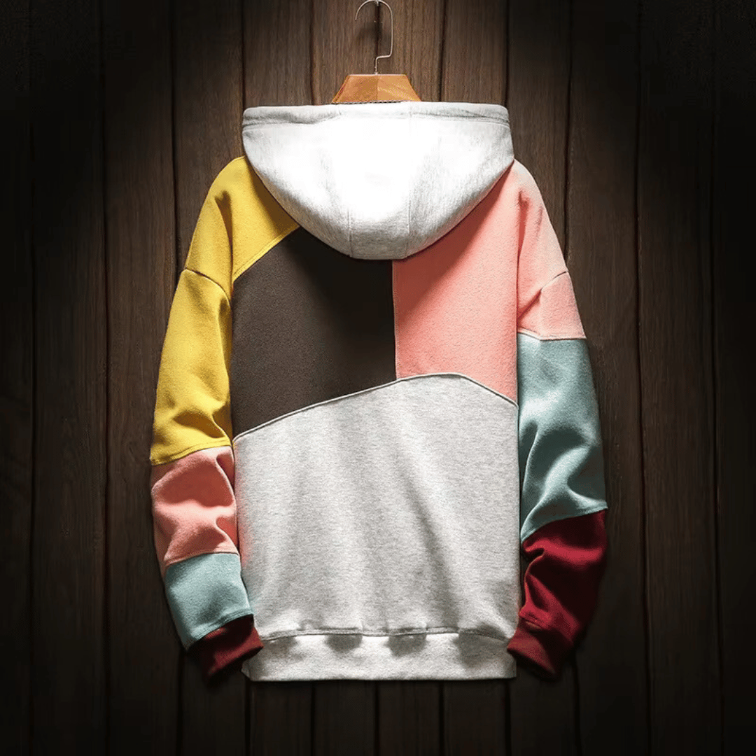 Ethan | Modern Color-Block Oversized Hoodie for Men 6