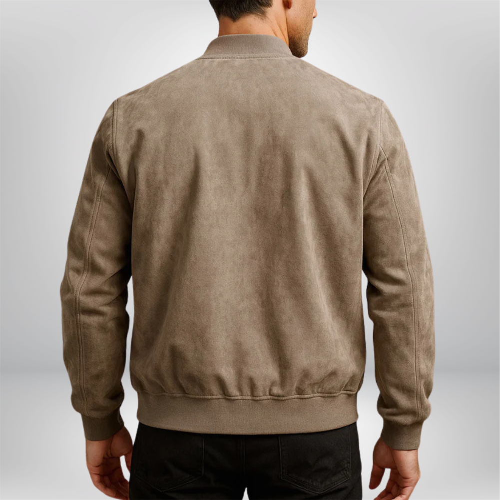 Ethan | Premium Urban Leather Bomber Jacket 5