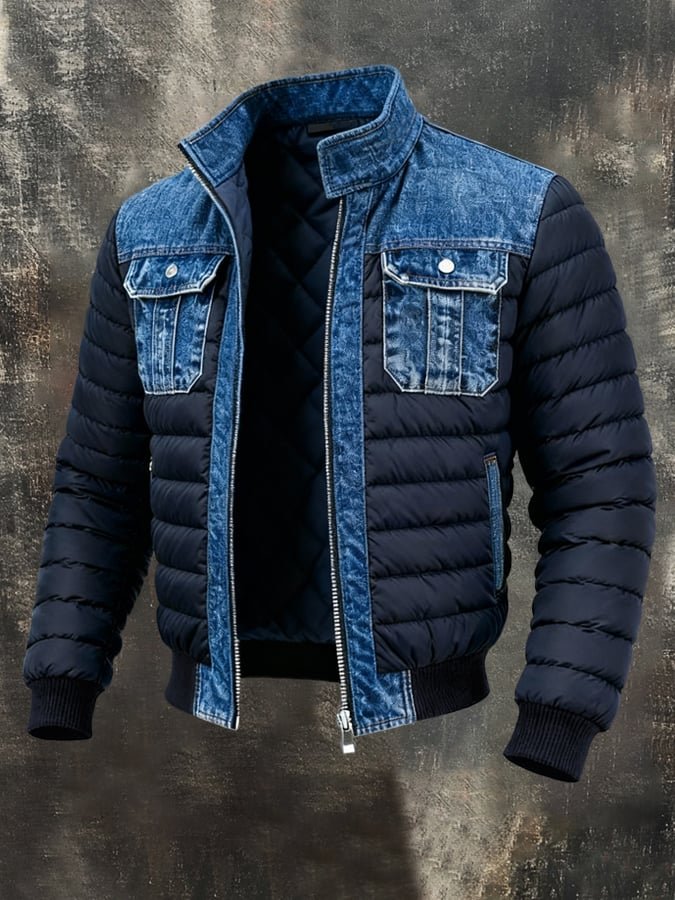 Ethan | Warm & Casual Men's Puffer Jacket 0