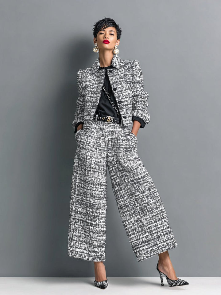 Eva | Elegant Two-Piece Tweed Set for Formal Occasions 1