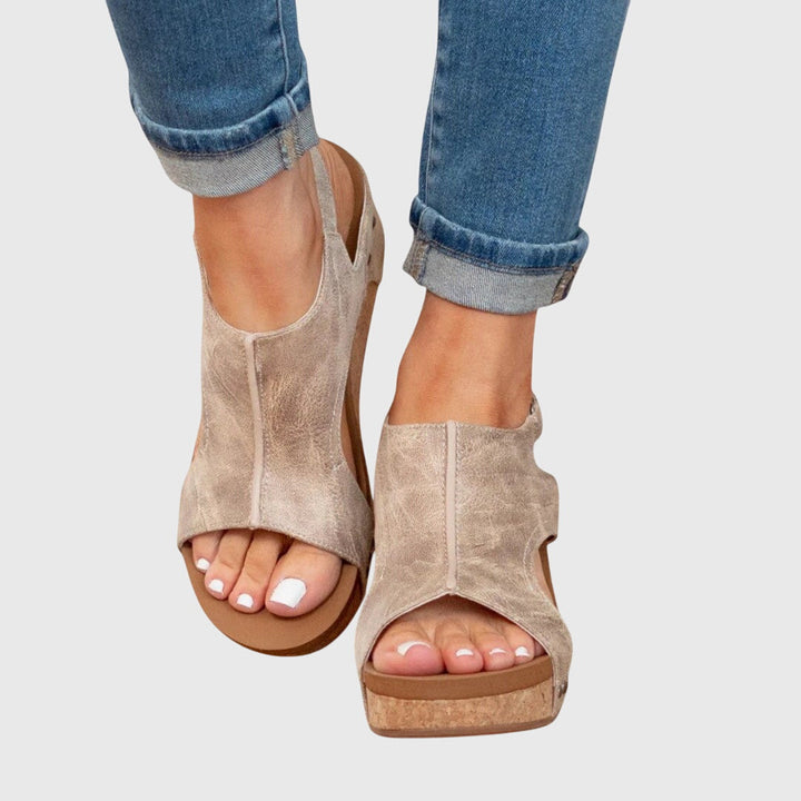 Evelyn | Elegant Orthopedic Comfort Wedge Sandals 0