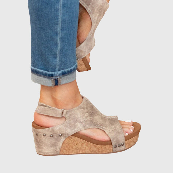 Evelyn | Elegant Orthopedic Comfort Wedge Sandals 3